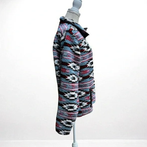 🌻CINCH Western Aztec Fleece Pullover | Women’s Size Small - Picture 5 of 10